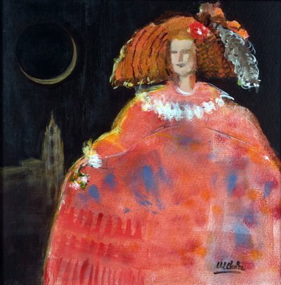 Menina y Catedral de Marisa Leon